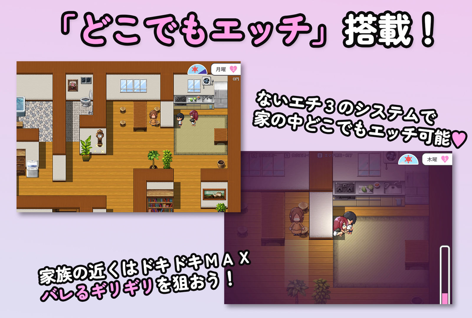 サンプル画像1:ないしょエッチ 〜家の中でバレないように、お姉ちゃんとエッチしちゃう夏休み〜(ryoheyLab.) [d_237081]