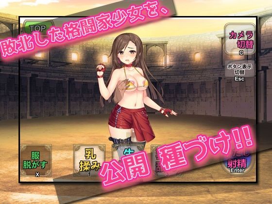 サンプル画像3:異世界で格闘家少女を孕ませる！〜オナニー用ミニゲーム(同人美少女ゲーム) [d_241197]