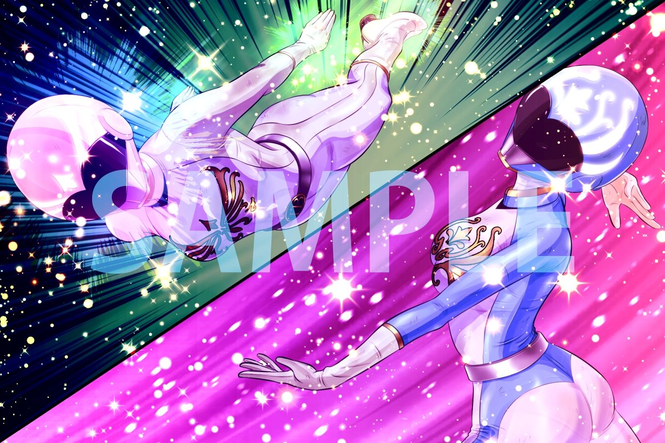 サンプル画像5:優雅戦隊ティエラ(BLACK★BASE) [d_243151]