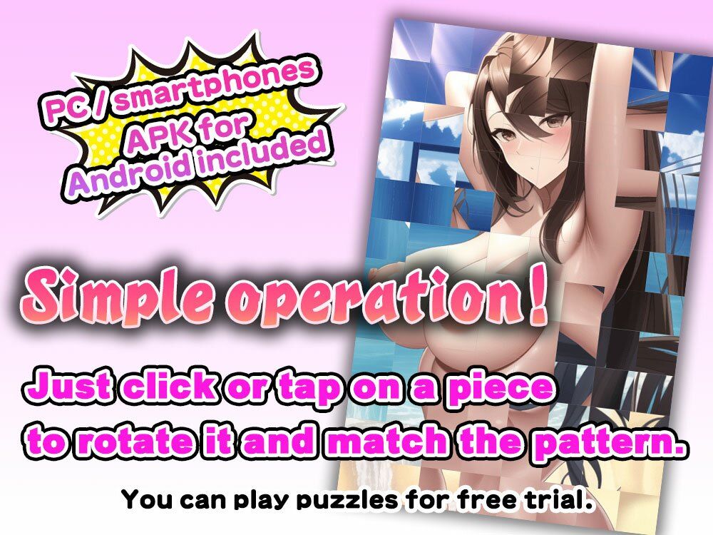 サンプル画像2:Puzzle ＆ Waifu VOL.02 ［English version］(くじら水産) [d_253081]