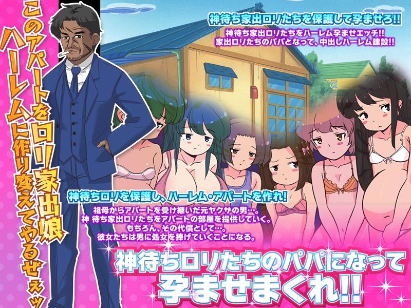 家出娘の収容施設を作って全員腹ぼてにしますの画像2