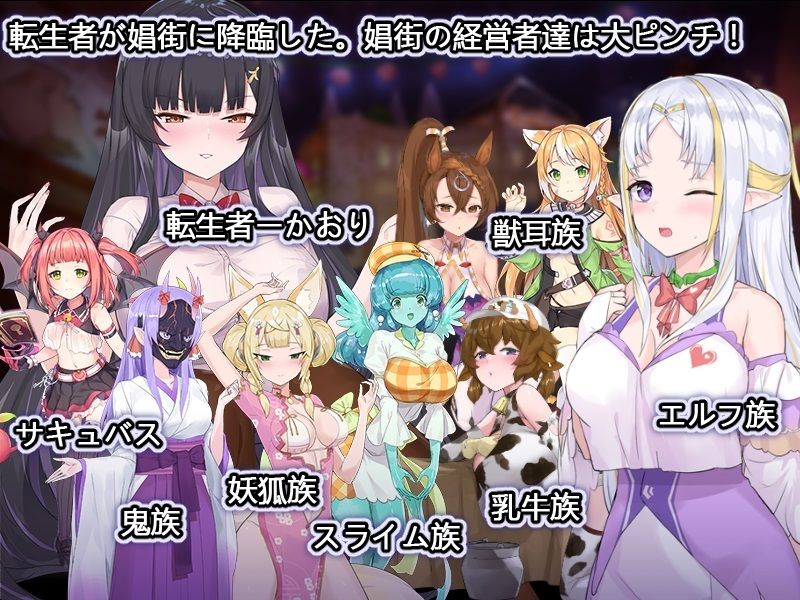 サンプル画像4:異世界娼館ロード【三種類言語統合版】(見影（全紅白子）（クルー）) [d_254457]