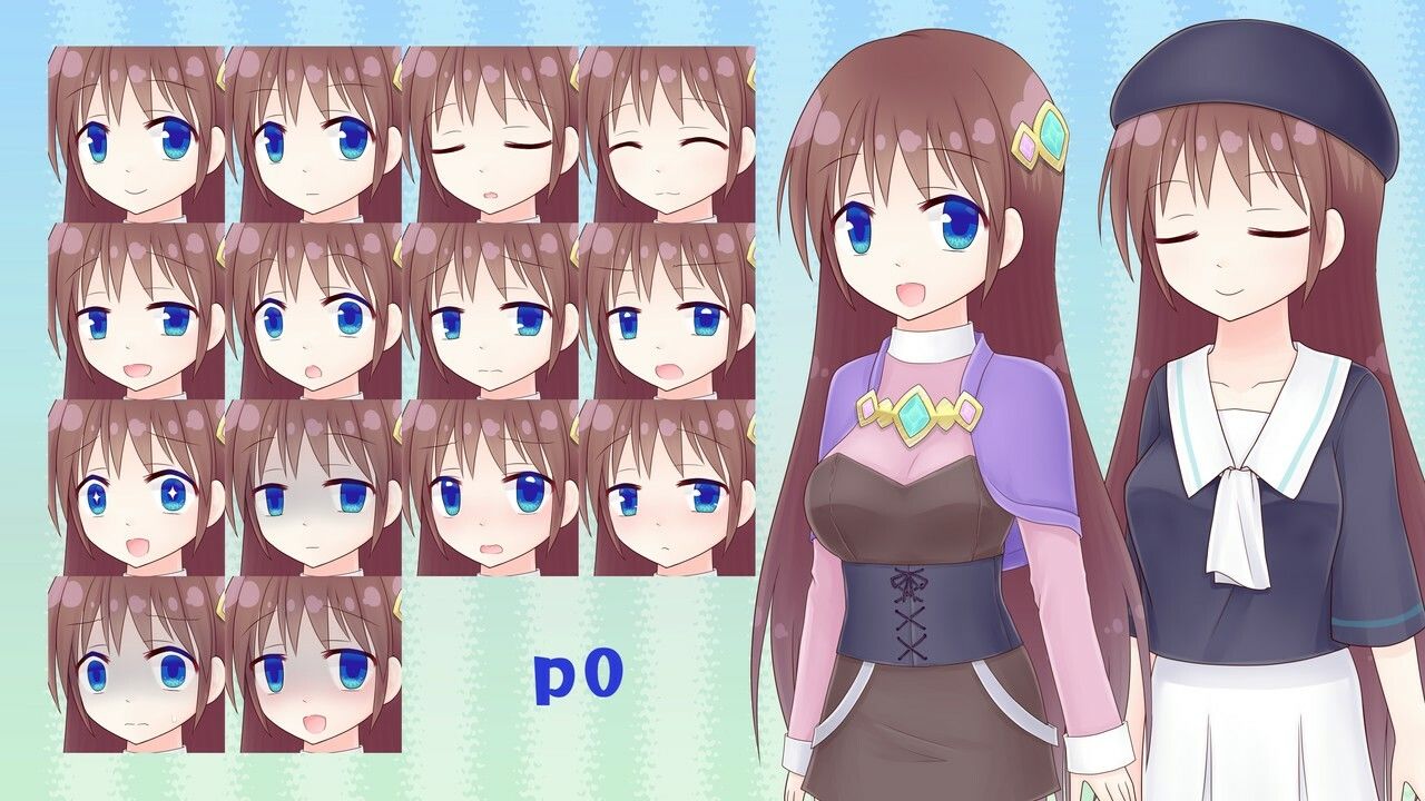 サンプル画像1:喫甘展立ち絵素材集02(喫甘展) [d_256491]