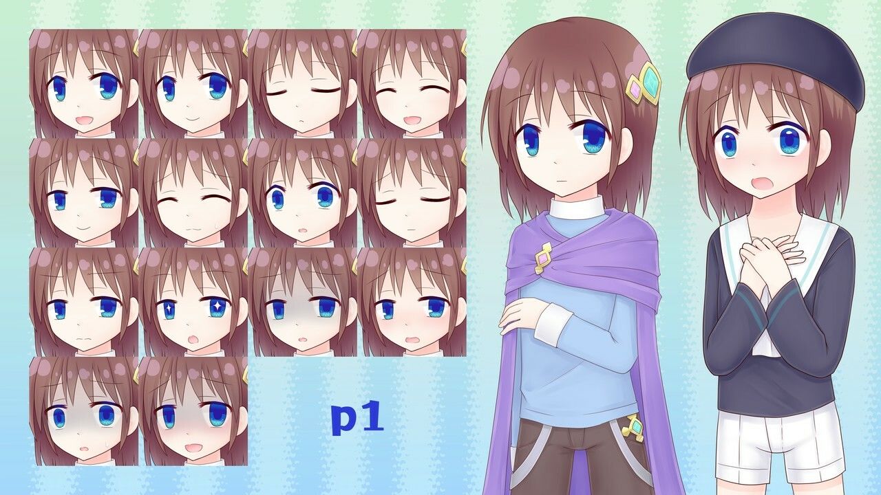 サンプル画像2:喫甘展立ち絵素材集02(喫甘展) [d_256491]