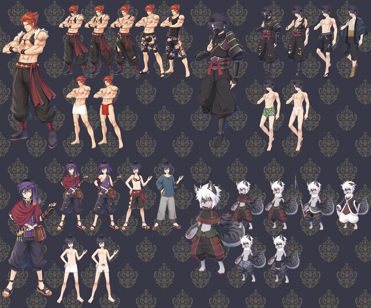 立ち絵素材集-ファンタジーヒーロー-全年齢版-