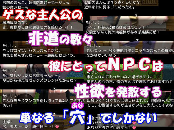サンプル画像3:NPC姦〜はじまりの村で犯りたい放題〜(N＆R) [d_259414]