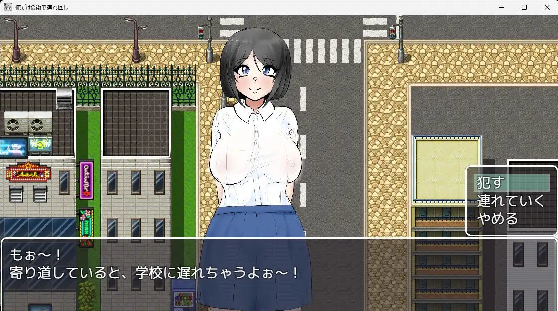 サンプル画像1:俺だけの街で連れ回し(ゲ砂焼き鳥) [d_261415]