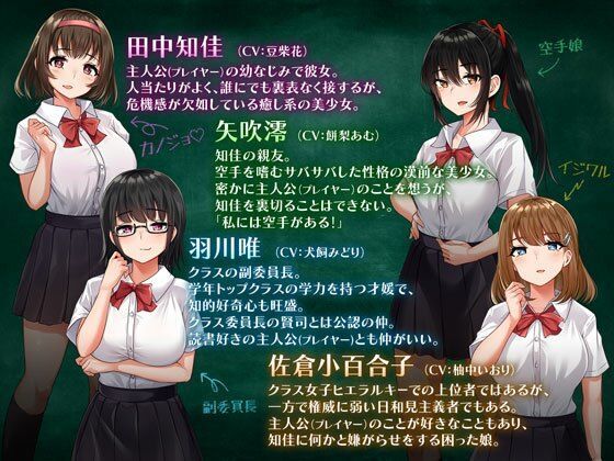 サンプル画像3:NTR教室〜ヤリチン転校生は僕の彼女（幼なじみ）をオナホコレクションに加えたい〜(緑の帝国) [d_262808]