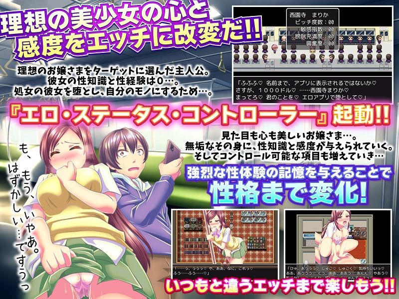 サンプル画像3:強●発情期！ステータス操作アプリ(天粋球児) [d_263089]