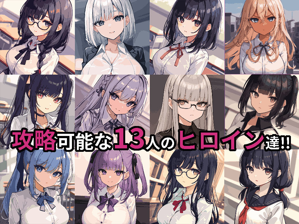 サンプル画像6:スクーループレ●プ〜休み時間の5分間だけループしていると気づいた俺は学校中の女を犯し尽くすことにした〜(まぐまハウス) [d_266586]