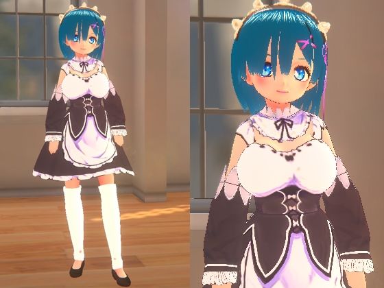 サンプル画像1:レムのエッチなVR世界(キマイラ) [d_266908]