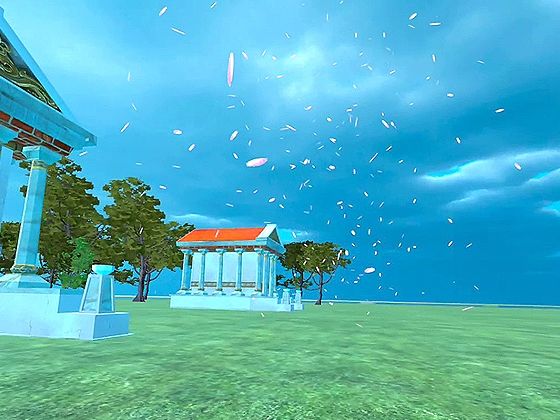 サンプル画像2:MetaQuest2大画面3Dカスタム少女2(キマイラ) [d_268699]