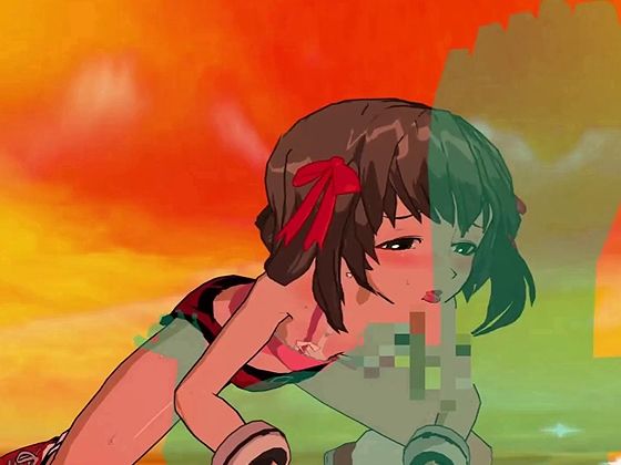 サンプル画像6:MetaQuest2大画面3Dカスタム少女2(キマイラ) [d_268699]