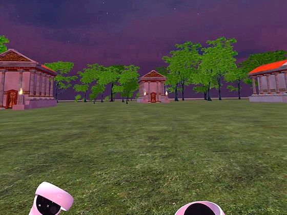 サンプル画像2:MetaQuest2大画面3Dカスタム少女3(キマイラ) [d_268987]