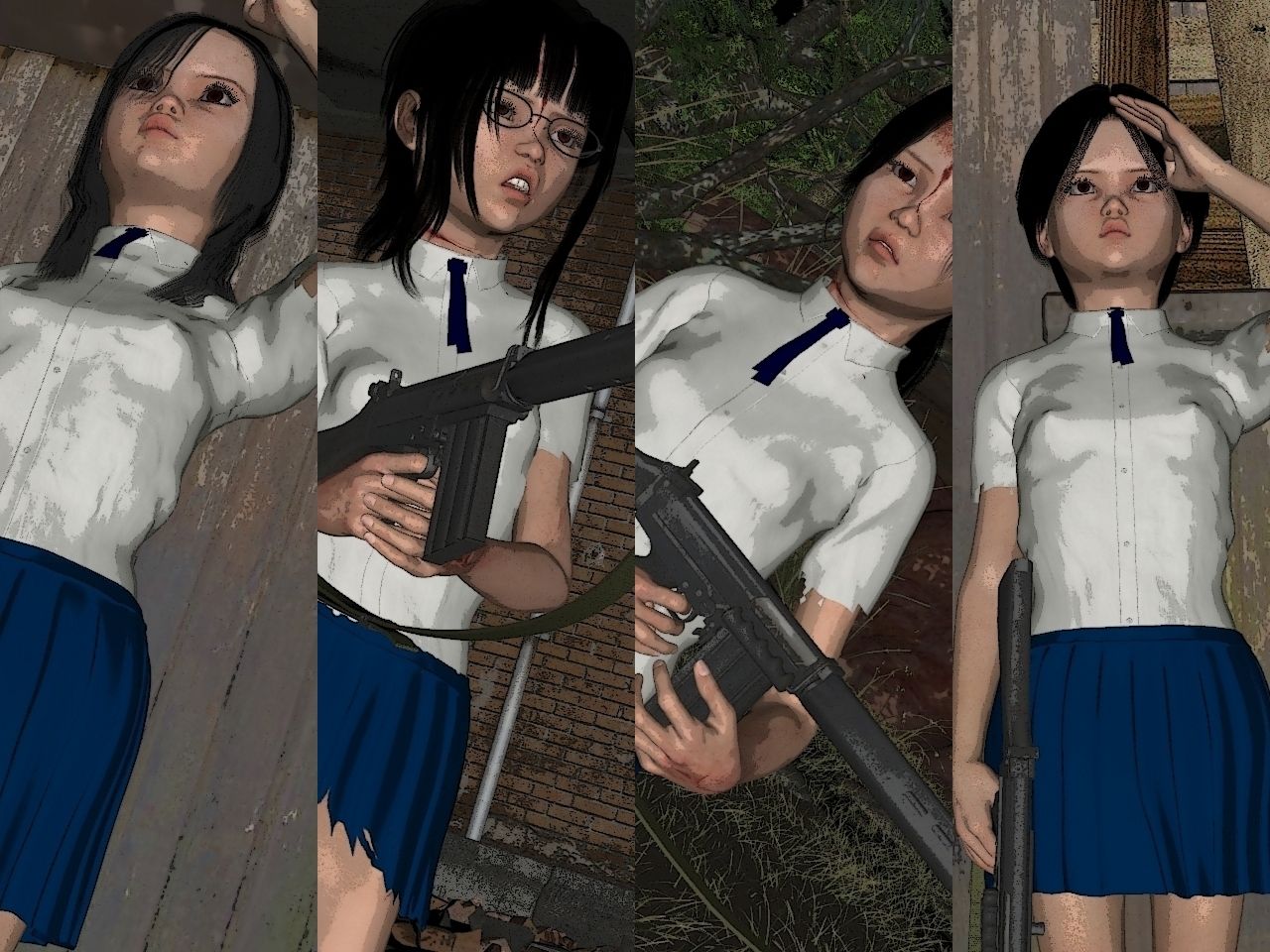 サンプル画像2:僕らの百年戦争 弐 -西部戦線-(vagrantsx) [d_269915]