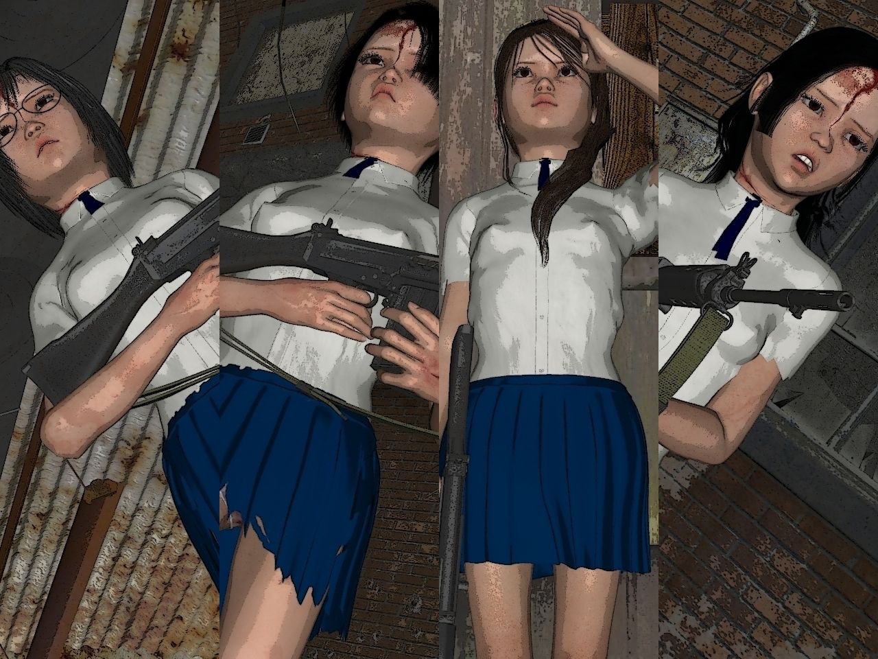 サンプル画像4:僕らの百年戦争 弐 -西部戦線-(vagrantsx) [d_269915]