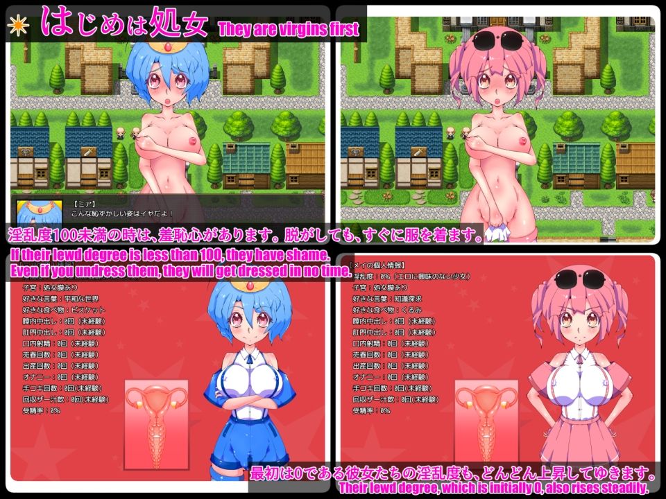 サンプル画像2:上級騎士ミア＆メイ(しょく) [d_273098]