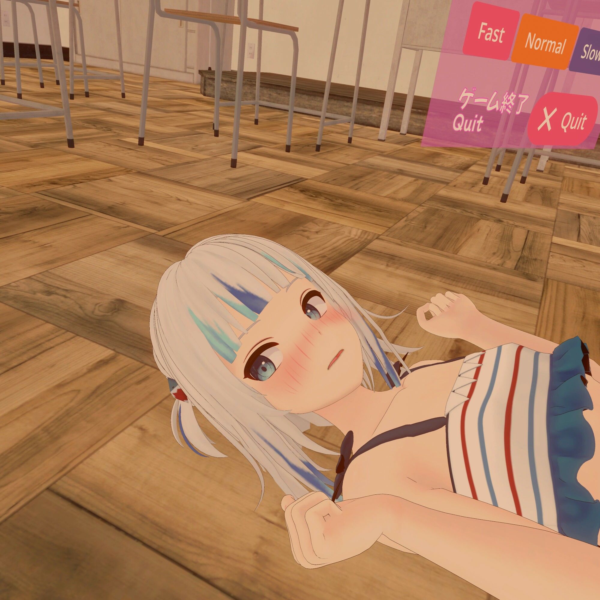 サンプル画像3:【VR/非VR 対応】サメちゃんと正常位えっち【日本語/English】(あーるあーるあーる) [d_275677]