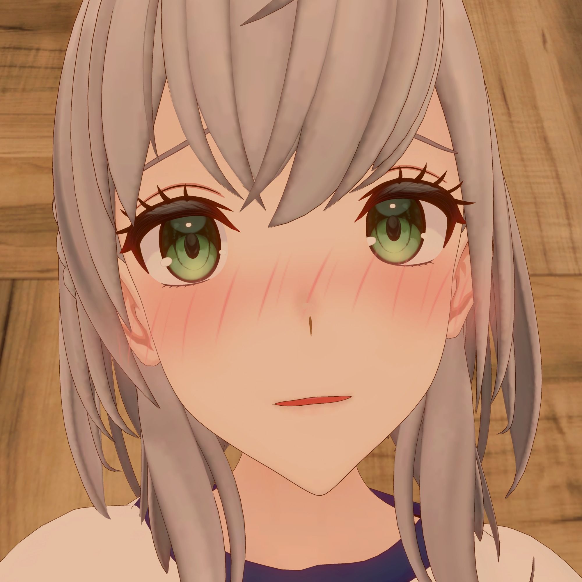 サンプル画像1:【VR/非VR 対応】白銀ノ〇ルと正常位えっち 【日本語/English】(あーるあーるあーる) [d_275681]