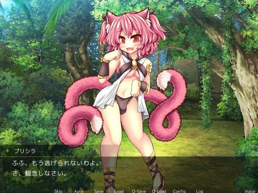 サンプル画像4:ふたなり逆アナル〜ふたなり猫娘に犯●れる僕〜(askot) [d_280246]