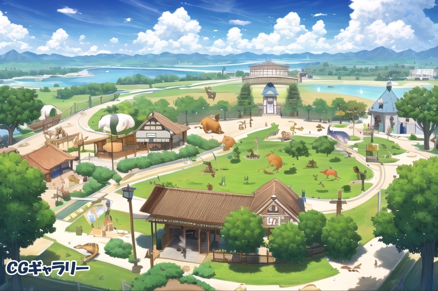 サンプル画像1:妹が作った痛いエロゲー「えっちな動物園」(妄想シンギュラリティ研究所) [d_281839]