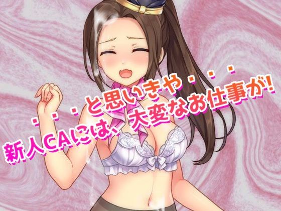 サンプル画像2:女体化CA〜ヘンタイ航空のお仕事！〜オナニー用ミニゲーム(同人美少女ゲーム) [d_282931]