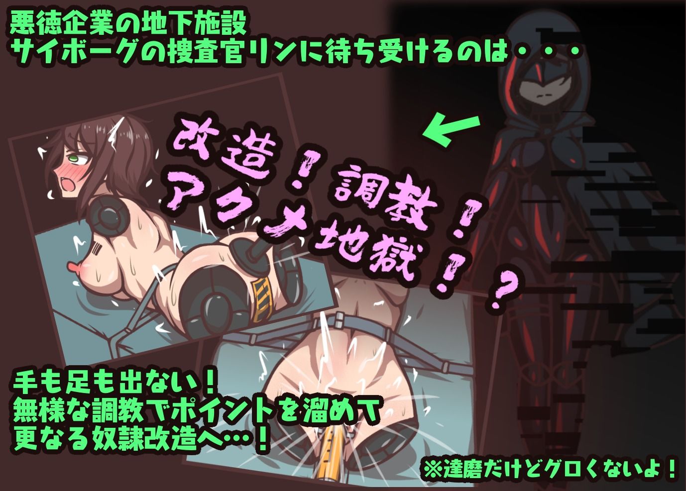 サンプル画像1:ダルマエスケープ 無人調教施設から脱出せよ(アキ博士の研究所) [d_286146]