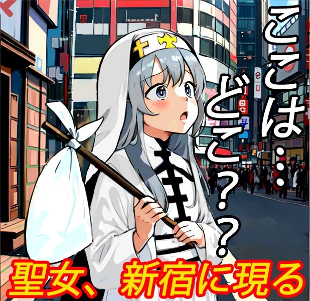 サンプル画像1:新宿に逆転送！聖女は身体で路銀を稼いでても元の世界に戻りたい！…けど結局、封印魔大戦記に巻き込まれる！？(GIGDISPLAY) [d_286243]