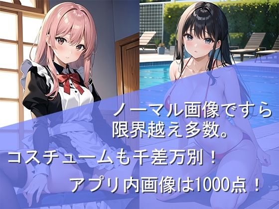 サンプル画像3:ER AIgatya（エロレアばかり引けるAI生成アプリ風ガチャ）(Cute spanking（キュート  スパンキング）) [d_287058]