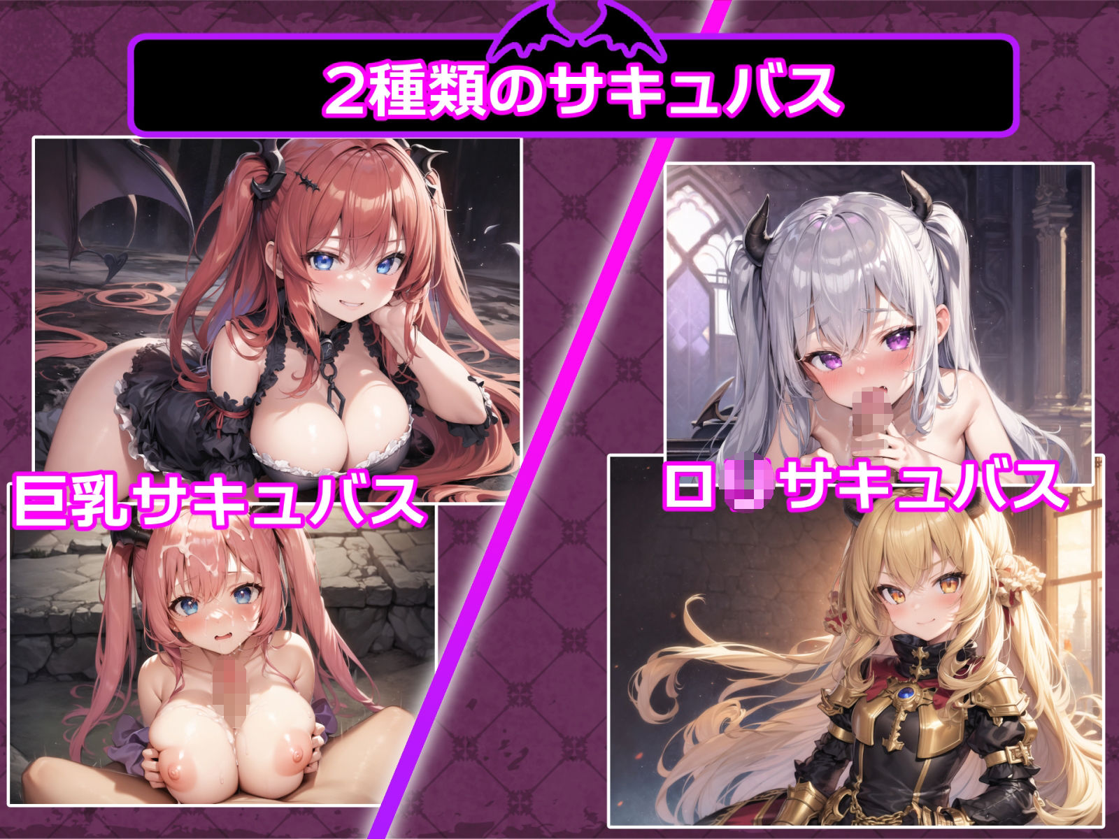 サンプル画像1:サキュバス・クエスト！ 〜脱がせて攻略・MAP戦闘型RPG〜(ゼノフィリアン) [d_287564]