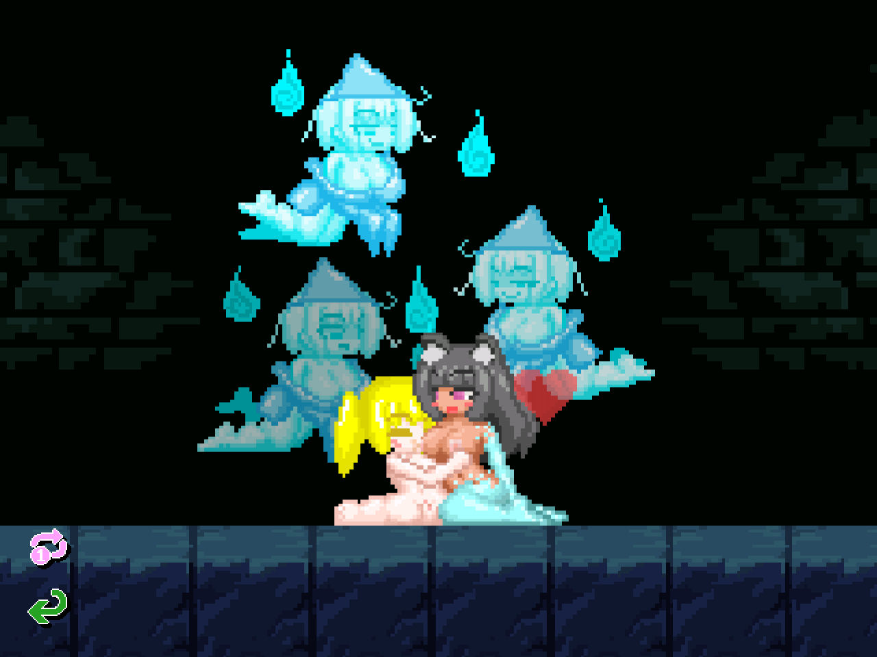 サンプル画像4:百合固めピンジョン -YURI KATAME PINGEON-(KuroCat) [d_290895]