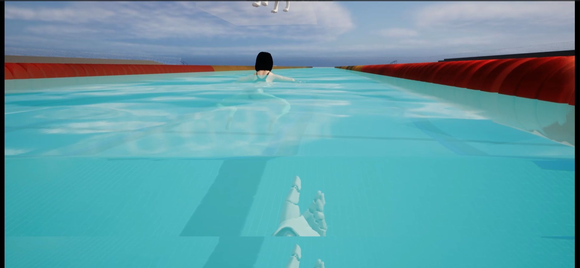 サンプル画像2:プール見学部(Leghuman) [d_291594]