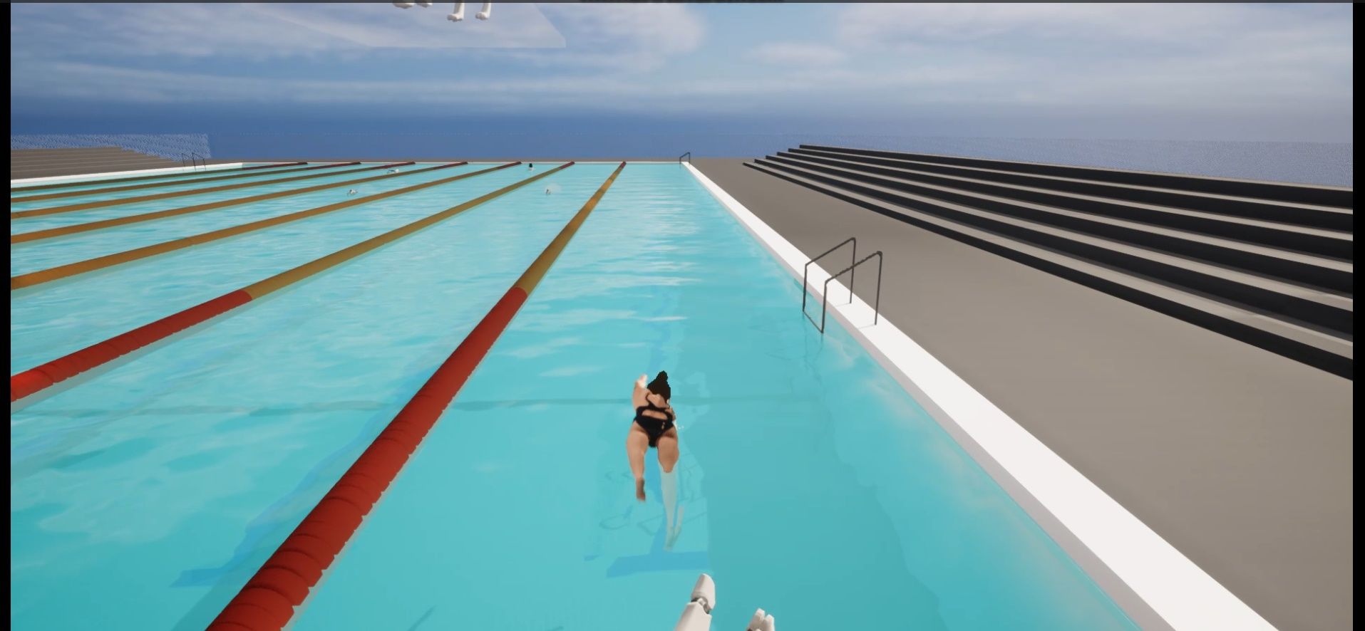 サンプル画像3:プール見学部(Leghuman) [d_291594]