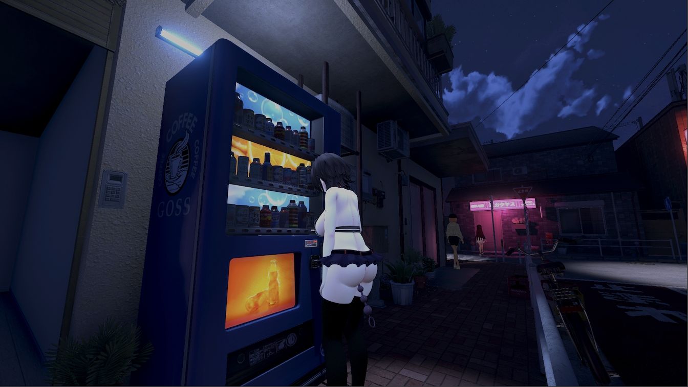 サンプル画像2:バレないように裸コートで露出するセレカさん(しーぶるそふと) [d_297096]