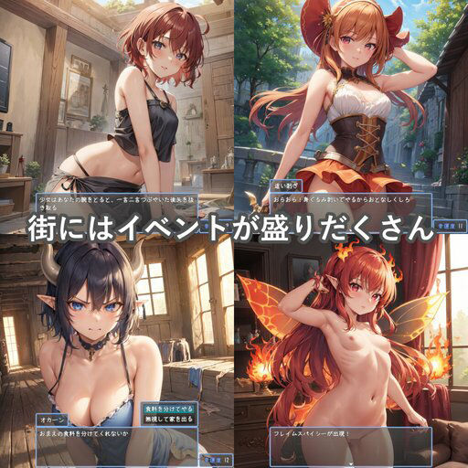 サンプル画像4:夜の王とエロシティアドベンチャー(ままええわ) [d_297393]