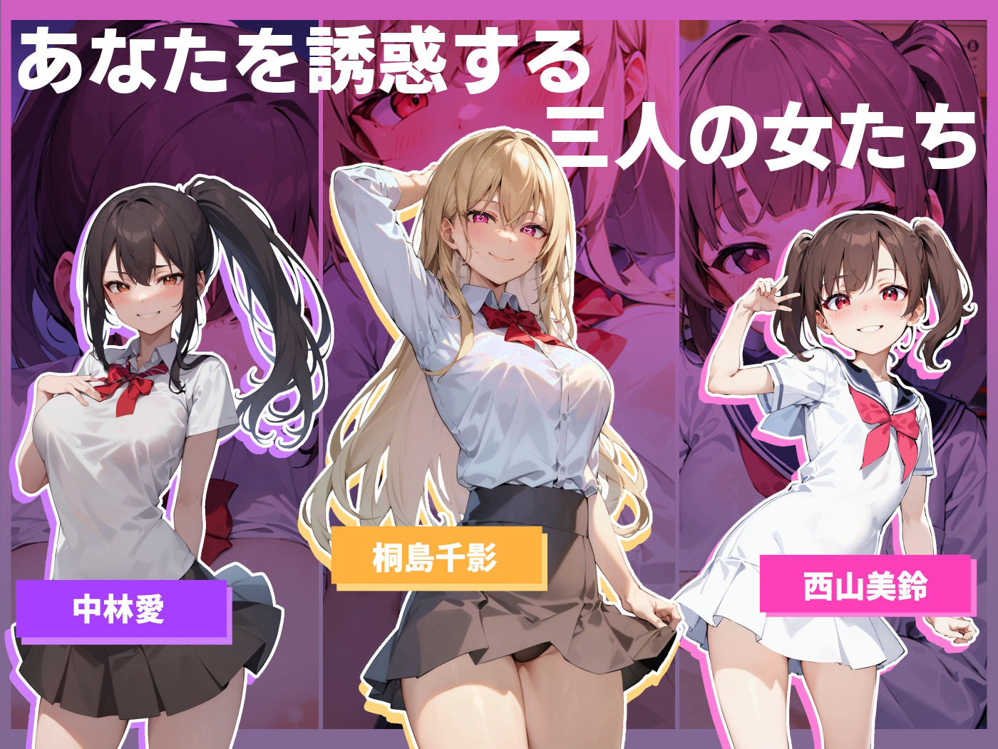 サンプル画像2:色仕掛けの青春(マゾ受け絶頂M男) [d_300119]