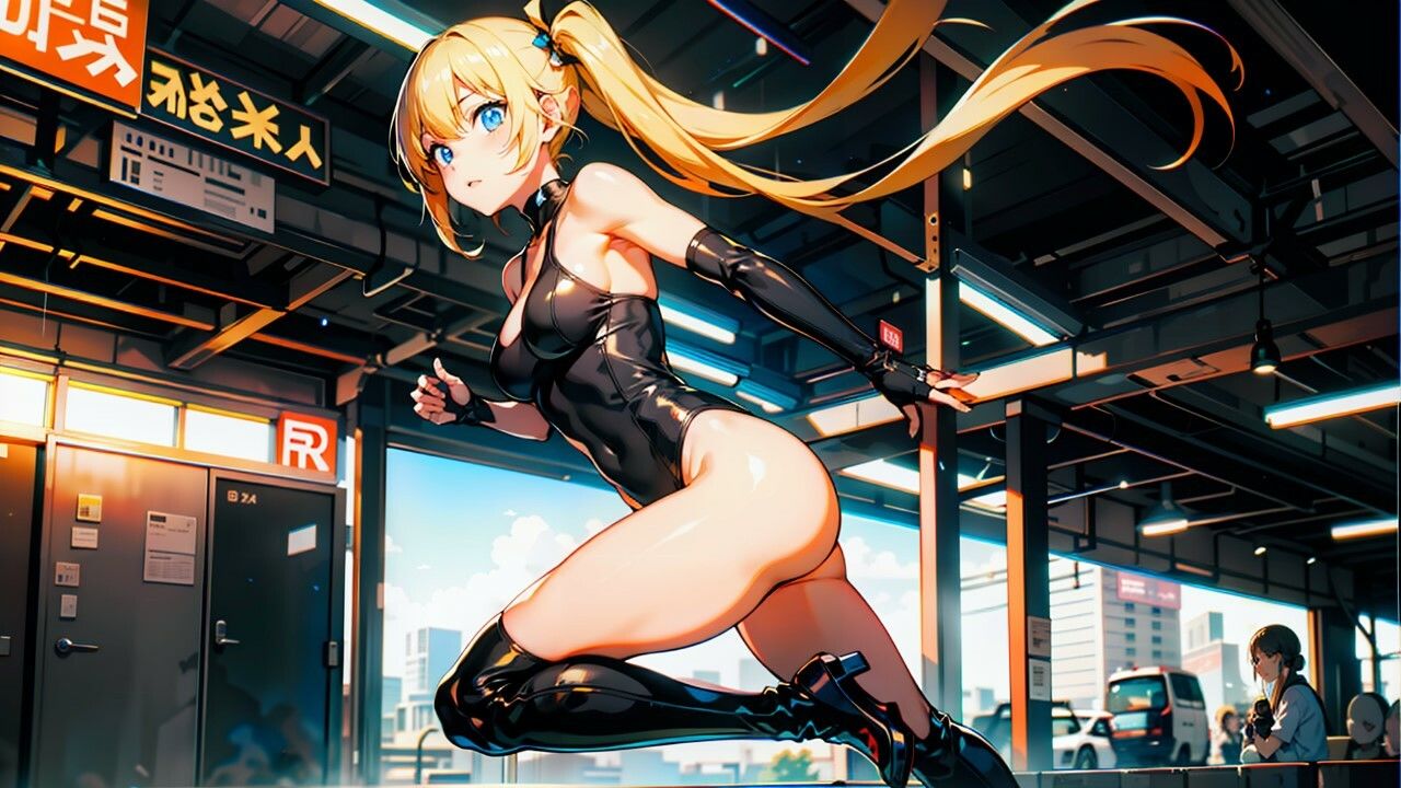 サンプル画像2:バウンティーハンターシャロン(時間旅行研究所) [d_305564]