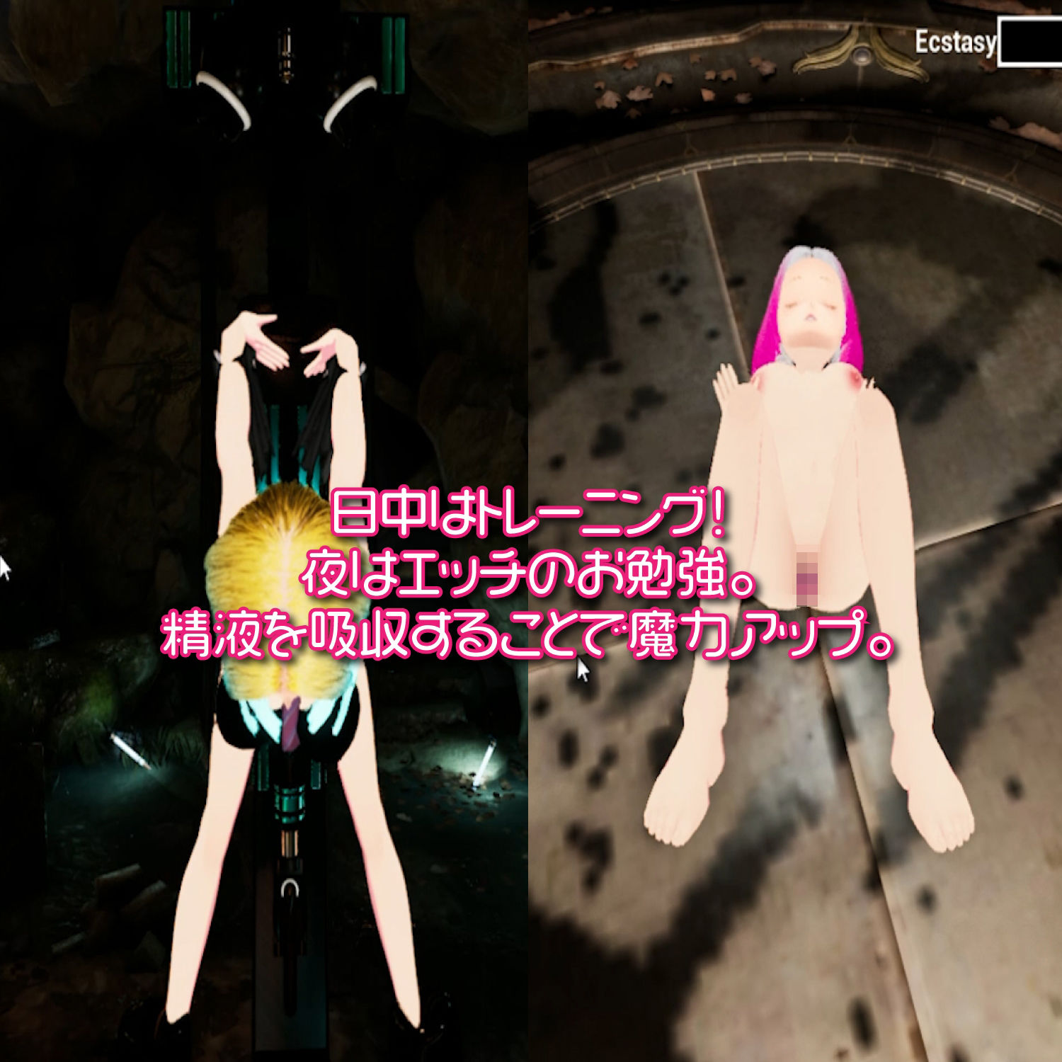 サンプル画像2:ウィッチアカデミー。トップを目指してエッチなトレーニング。(にゃんこフェチ) [d_307242]