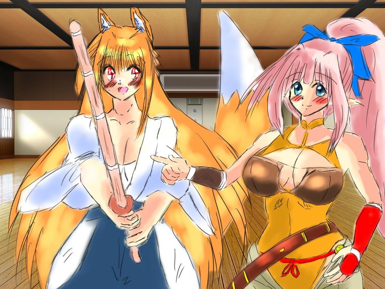 サンプル画像3:黒き翼の大天使〜外伝・お狐様の道しるべ(遠蛮亭) [d_309329]