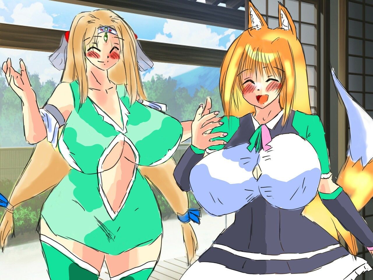 サンプル画像4:黒き翼の大天使〜外伝・お狐様の道しるべ(遠蛮亭) [d_309329]