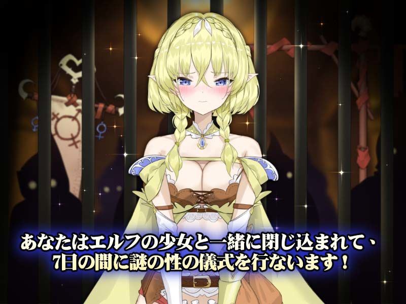 サンプル画像1:エルフと調教儀式(見影（全紅白子）（クルー）) [d_309445]