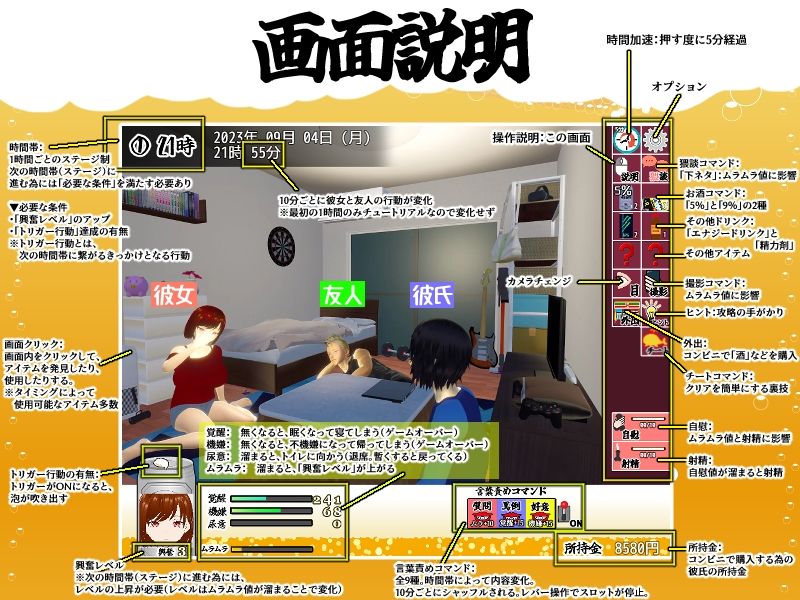 サンプル画像3:僕の彼女とヤッてみる？(めくじら) [d_312236]