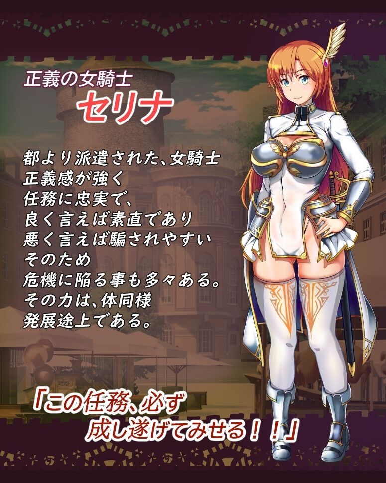 サンプル画像1:翼の騎士セリナ 邪教の村(らすた301号室前) [d_314210]