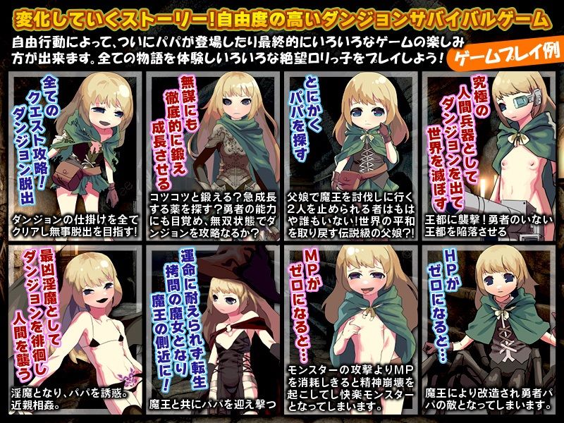 サンプル画像5:その子はお弁当を忘れたパパに届けるため魔王の城で迷子になりました…(Rodmans) [d_320915]