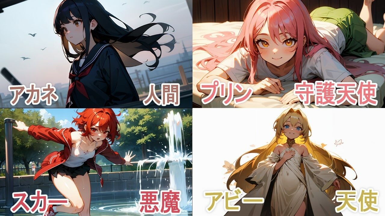 サンプル画像2:ご近所黙示録 天使と悪魔と中出しバトル(ゼンリョーAI) [d_320947]