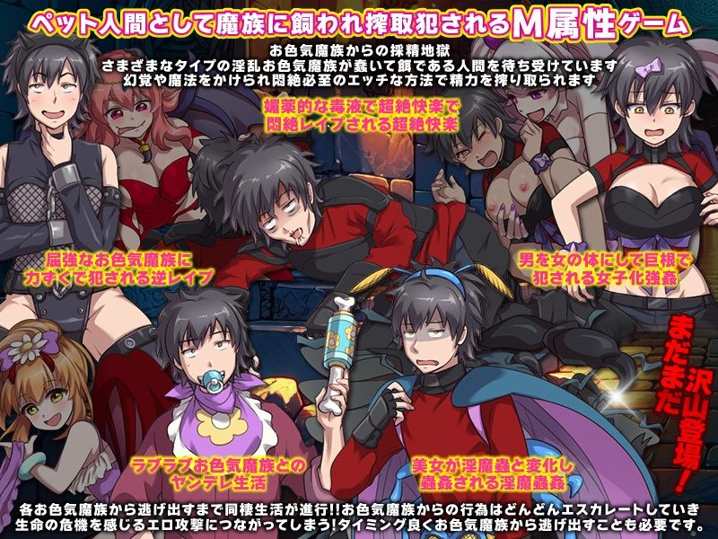 サンプル画像4:ダンジョンの第4層が発見！でもそこはお色気魔族の巣でした…(REP！) [d_323047]