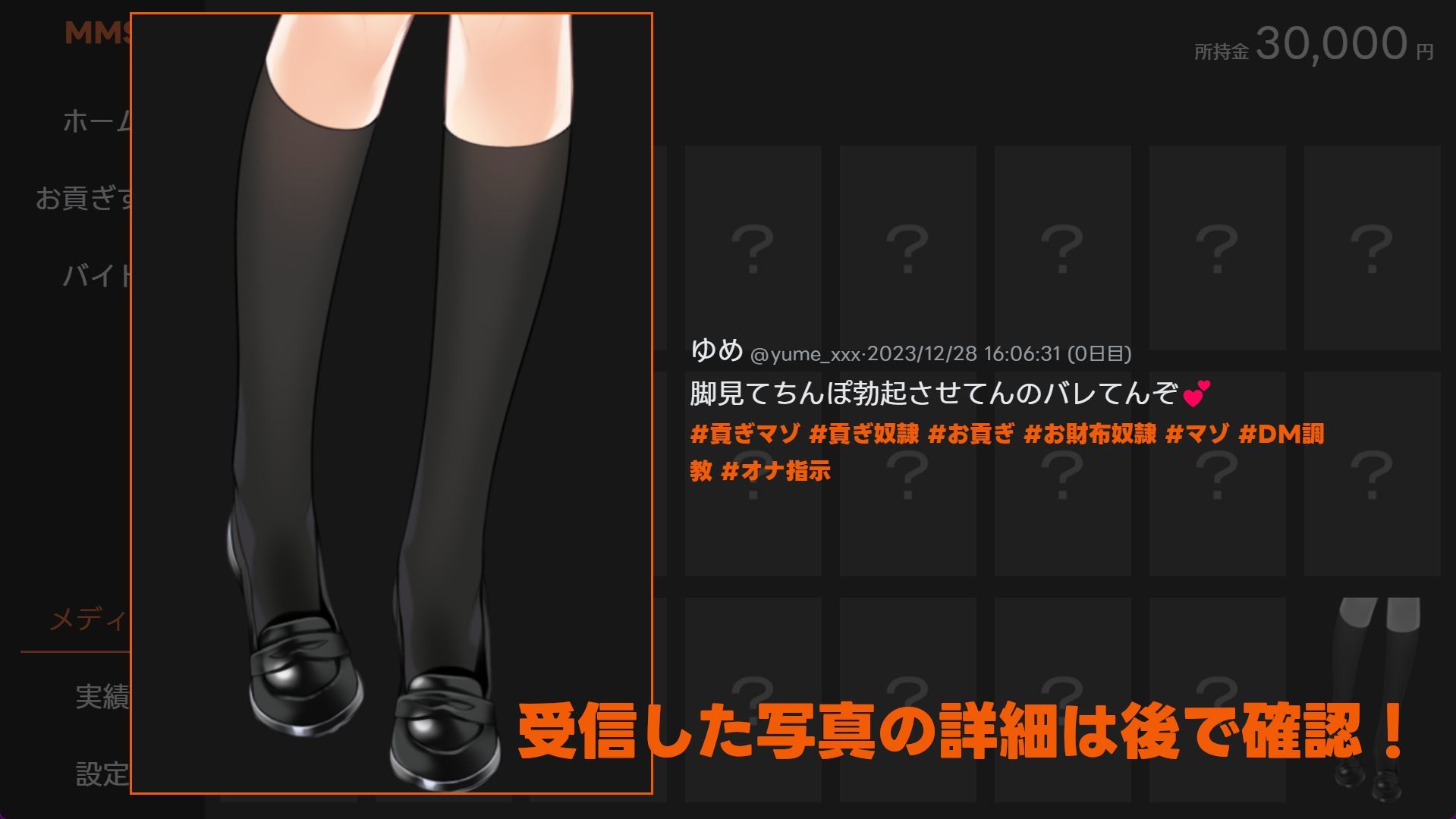 サンプル画像4:MMS 貢ぎマゾシミュレータ(illujam) [d_325902]