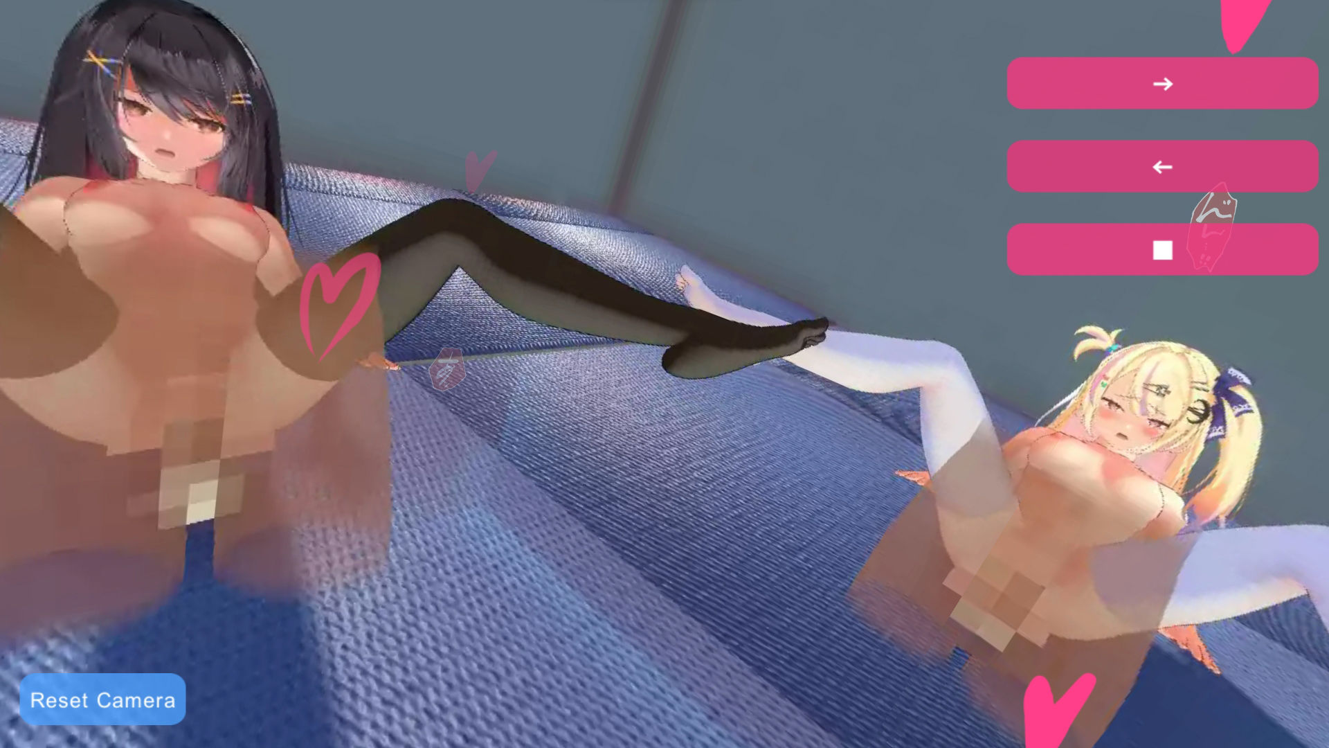 サンプル画像3:【360°動画】夢の8P空間…！？ バニーガール＆全肯定お姉さん＆ツンデレ＆チャラ子(ハーフトーンドット) [d_329628]