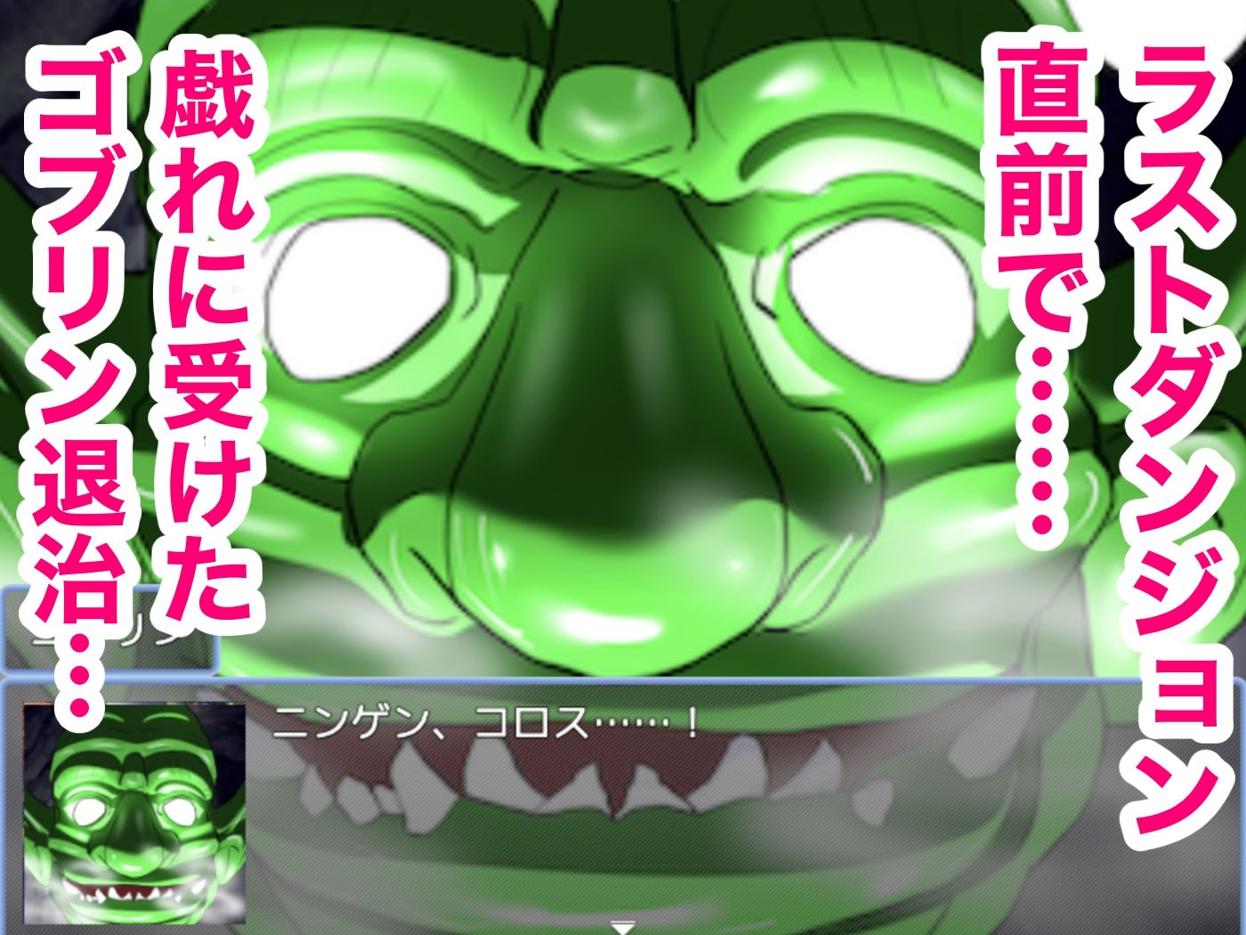 サンプル画像3:ゴブリンNTR RPG -愛する女達がゴブリンに寝取られているのに、どうして俺のチンポはこんなにも勃起してしまうんだ！？-(パンダシズク) [d_332981]