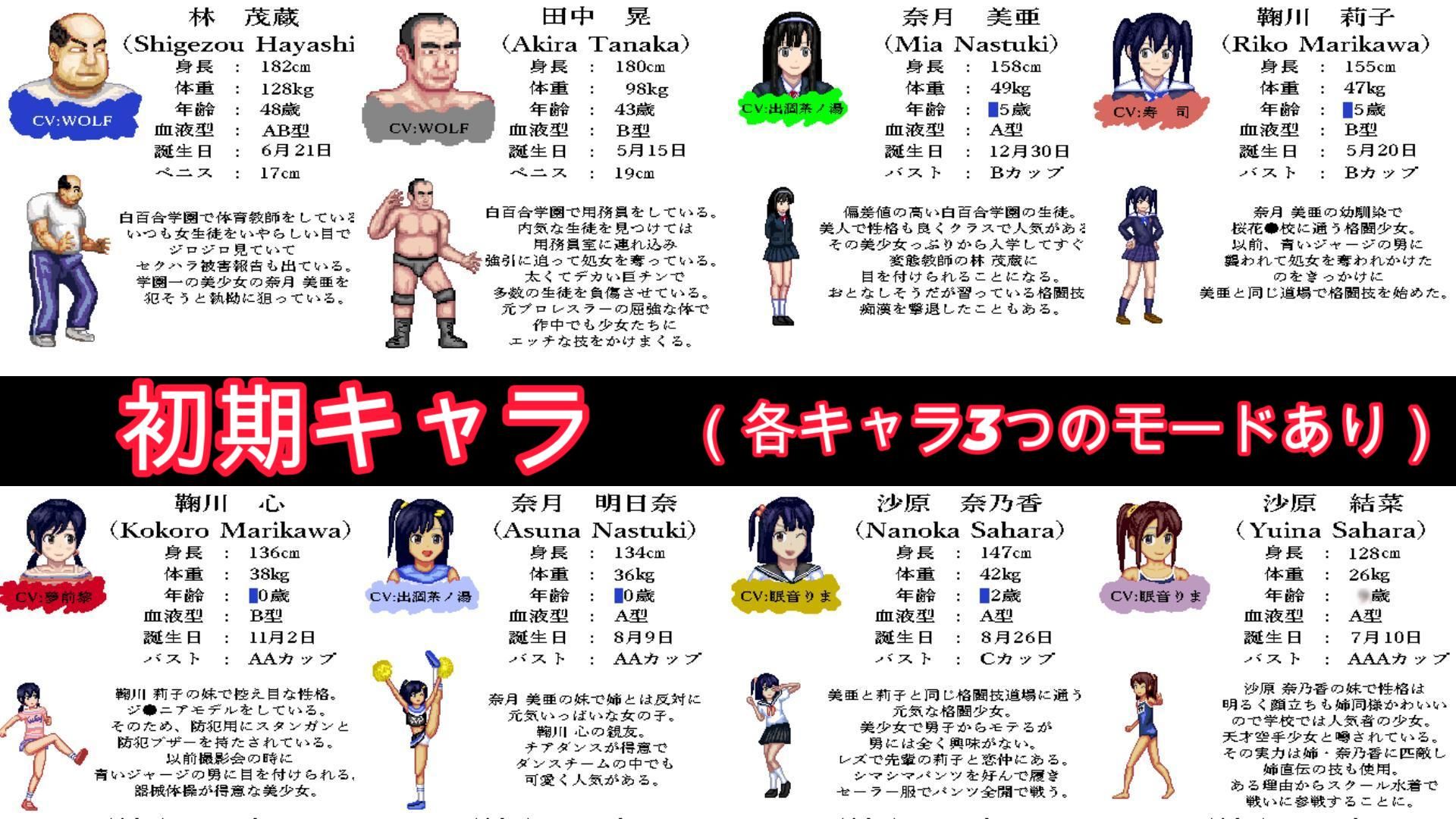 サンプル画像2:エッチなアップデート型格闘ゲーム〜姉妹編セット(WOLF) [d_334167]